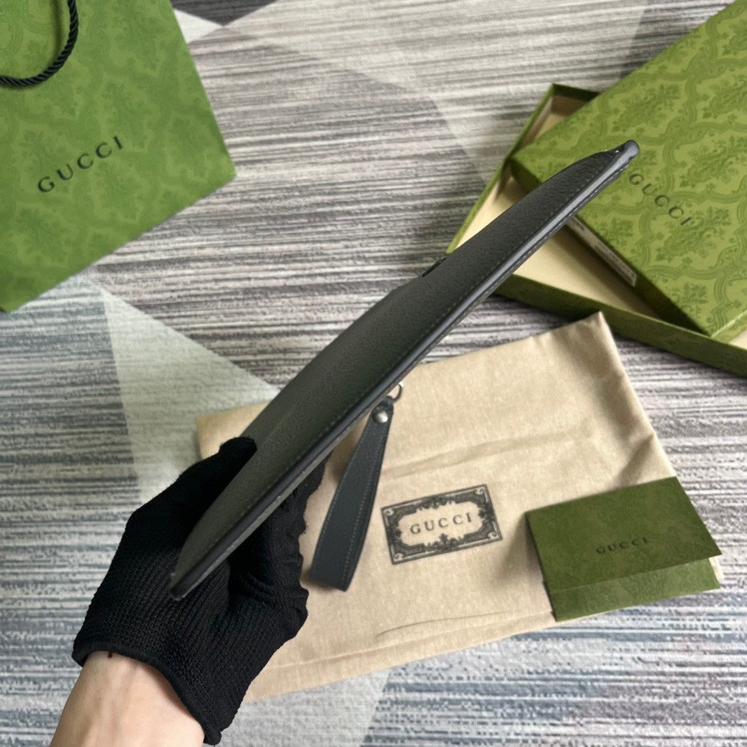 SAC À MAIN GG MARMONT 30 EN CUIR DE VEAU GRIS PENTER