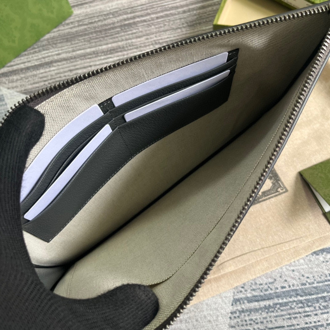 SAC À MAIN GG MARMONT 30 EN CUIR DE VEAU GRIS PENTER