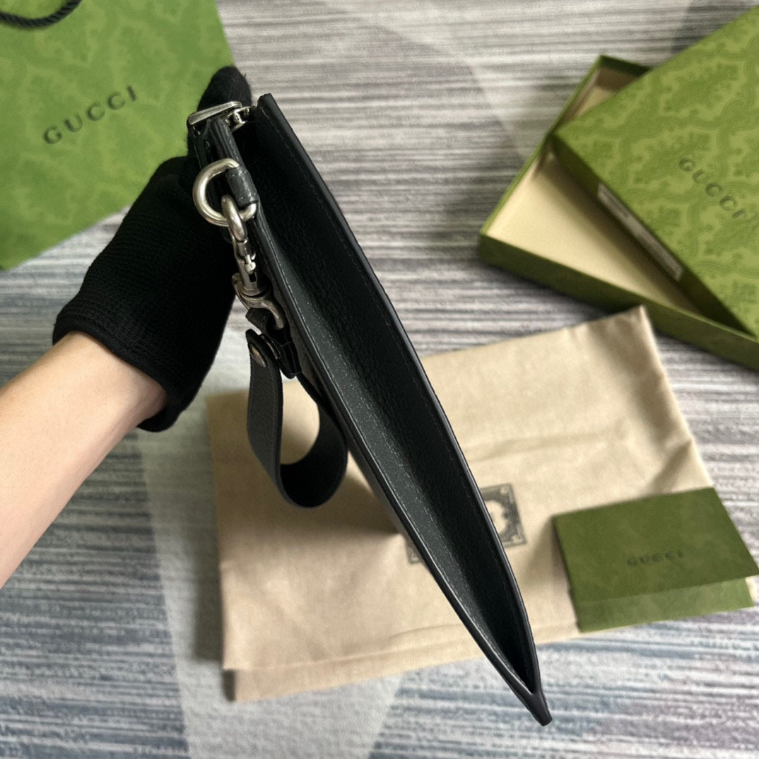 SAC À MAIN GG MARMONT 30 EN CUIR DE VEAU GRIS PENTER