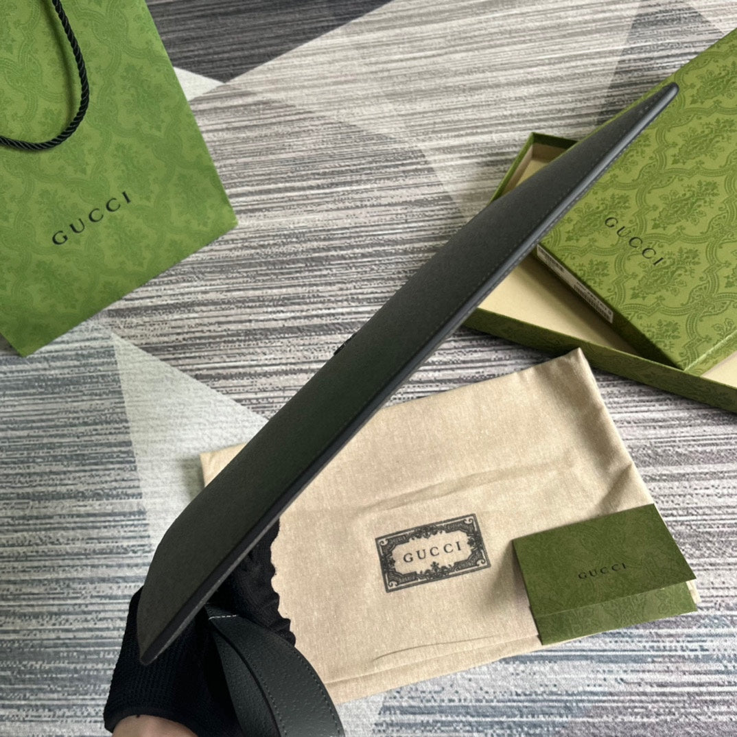 SAC À MAIN GG MARMONT 30 EN CUIR DE VEAU GRIS PENTER