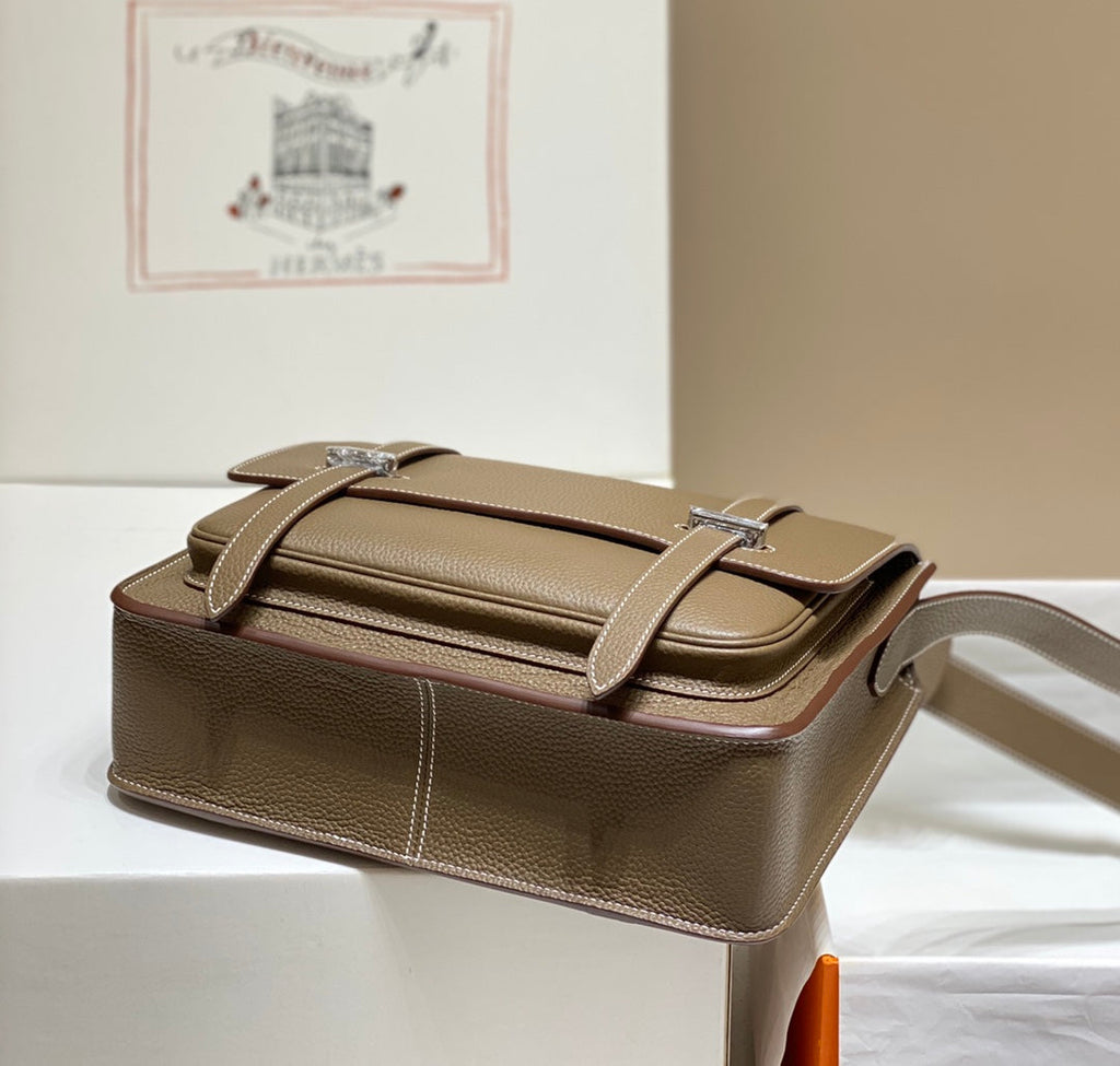 HM STEVEN 30 CUIR TOGO CAMEL