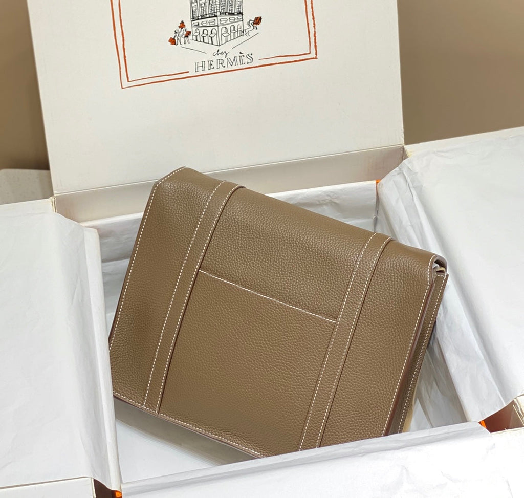 HM STEVEN 30 CUIR TOGO CAMEL
