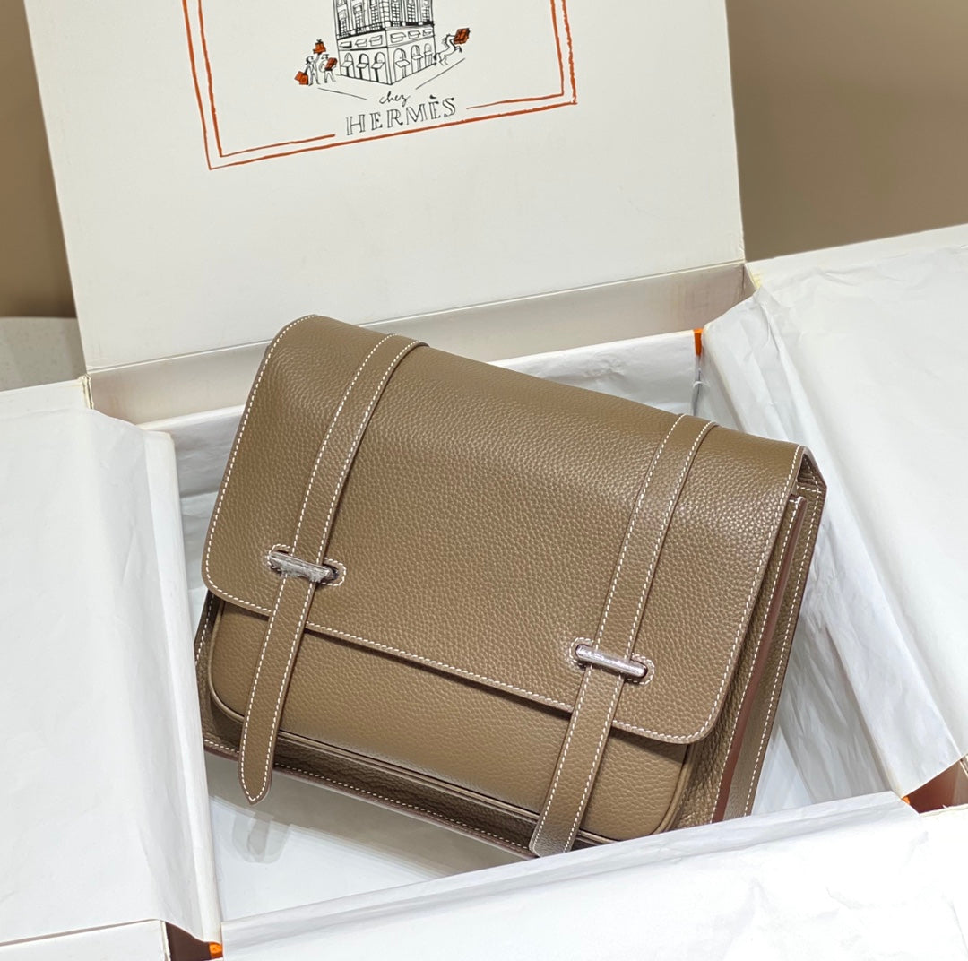 HM STEVEN 30 CUIR TOGO CAMEL