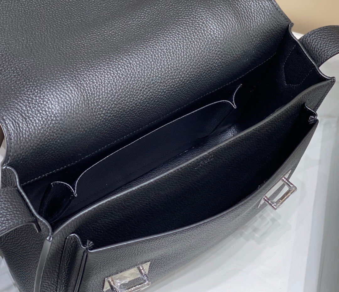HM STEVEN 30 CUIR TOGO NOIR