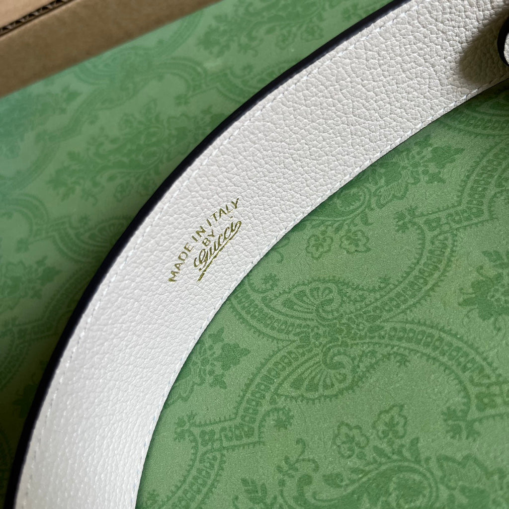 SAC À BANDOULIÈRE APHRODITE MINI 21 EN CUIR DE VEAU BLANC