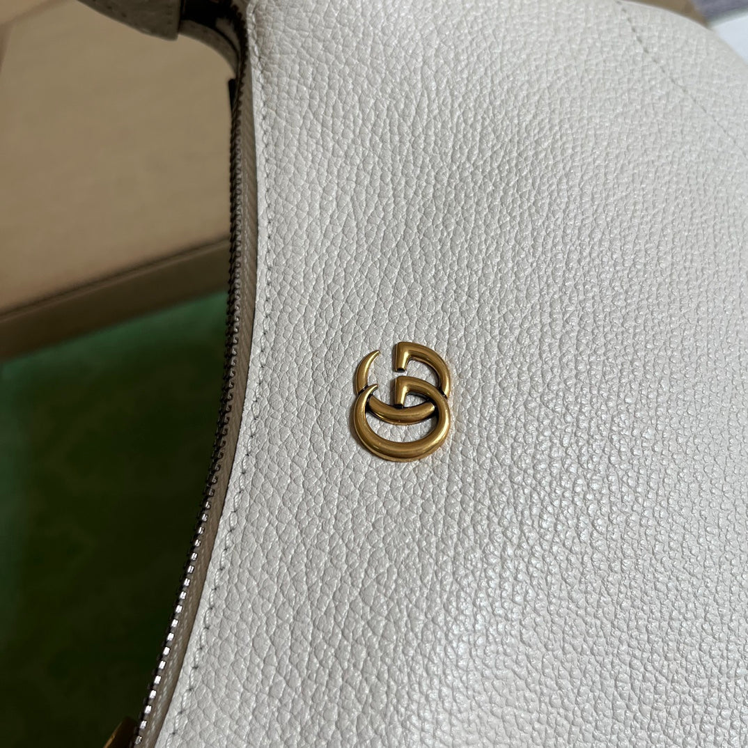 SAC À BANDOULIÈRE APHRODITE MINI 21 EN CUIR DE VEAU BLANC