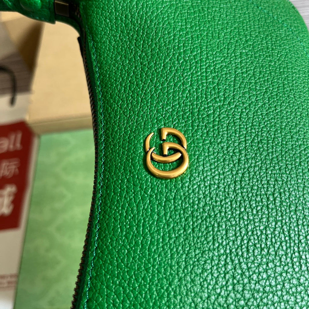 SAC À BANDOULIÈRE APHRODITE MINI 21 EN CUIR DE VEAU VERT ÉMERAUDE