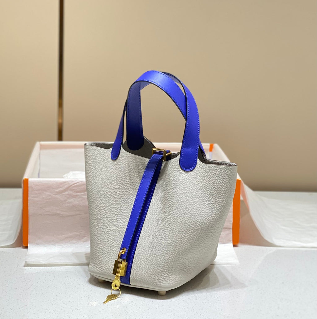 SERRURE PICOTIN 18 BLANC BLEU TOGO GHW