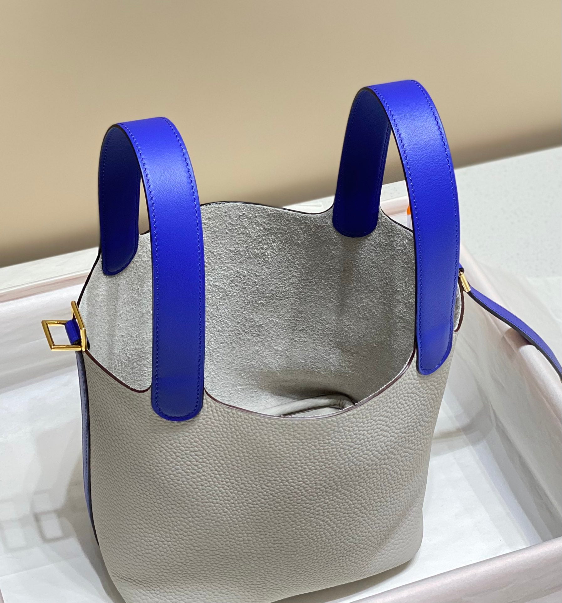 SERRURE PICOTIN 18 BLANC BLEU TOGO GHW