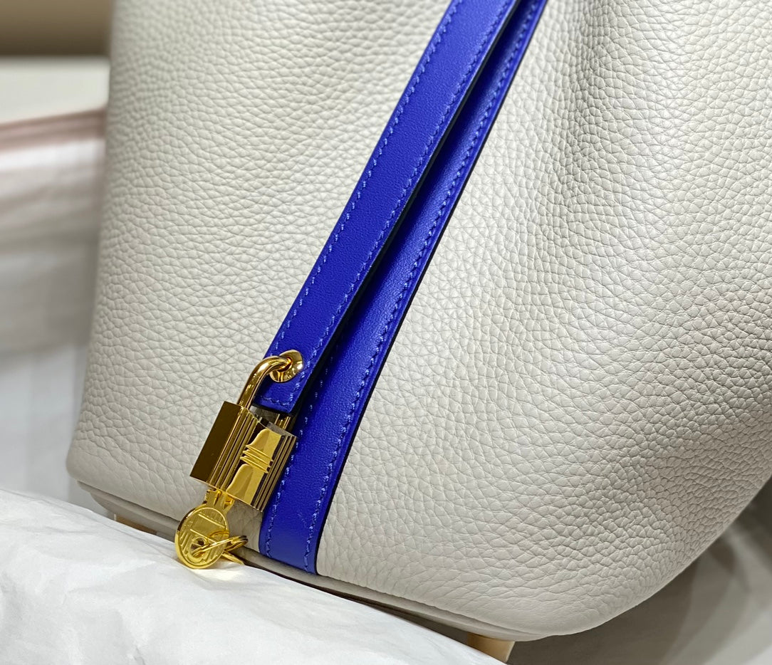 SERRURE PICOTIN 18 BLANC BLEU TOGO GHW