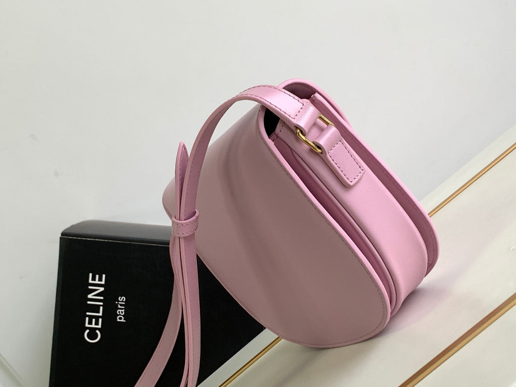TEEN BESACE TRIOMPHE 18.5 CUIR DE VEAU ROSE
