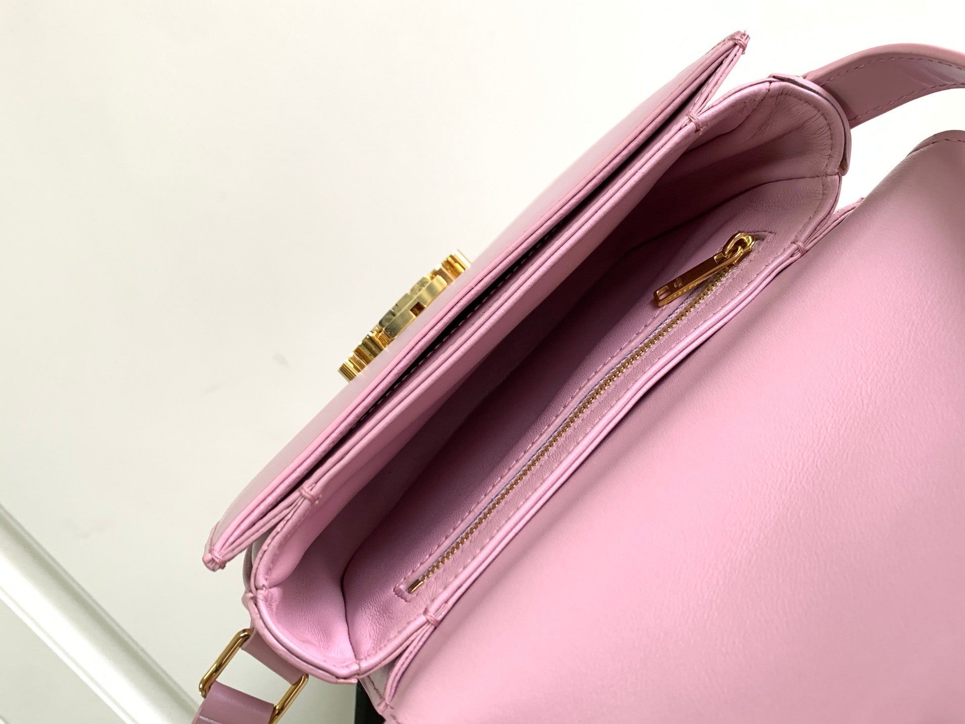 TEEN BESACE TRIOMPHE 18.5 CUIR DE VEAU ROSE