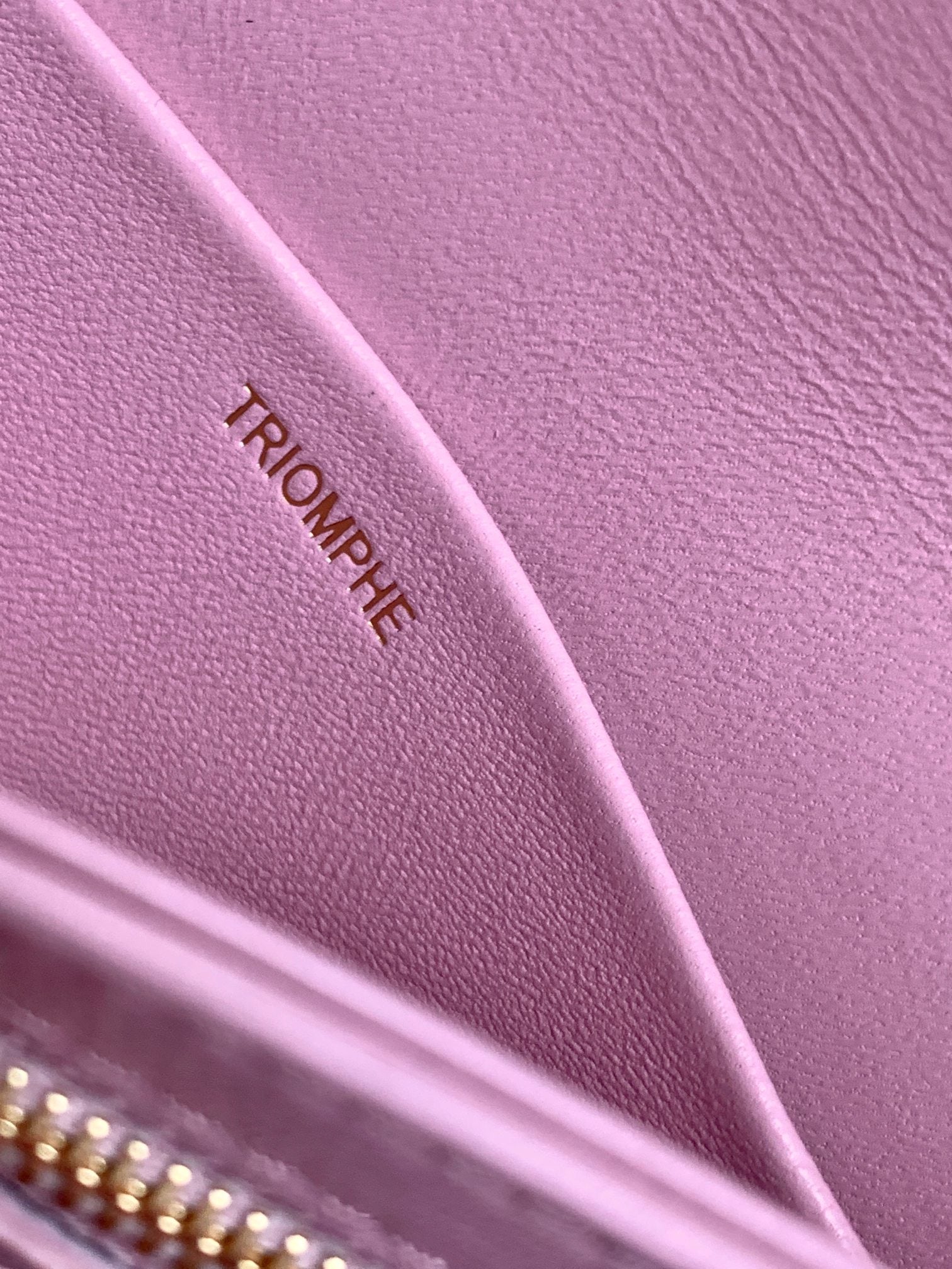 TEEN BESACE TRIOMPHE 18.5 CUIR DE VEAU ROSE