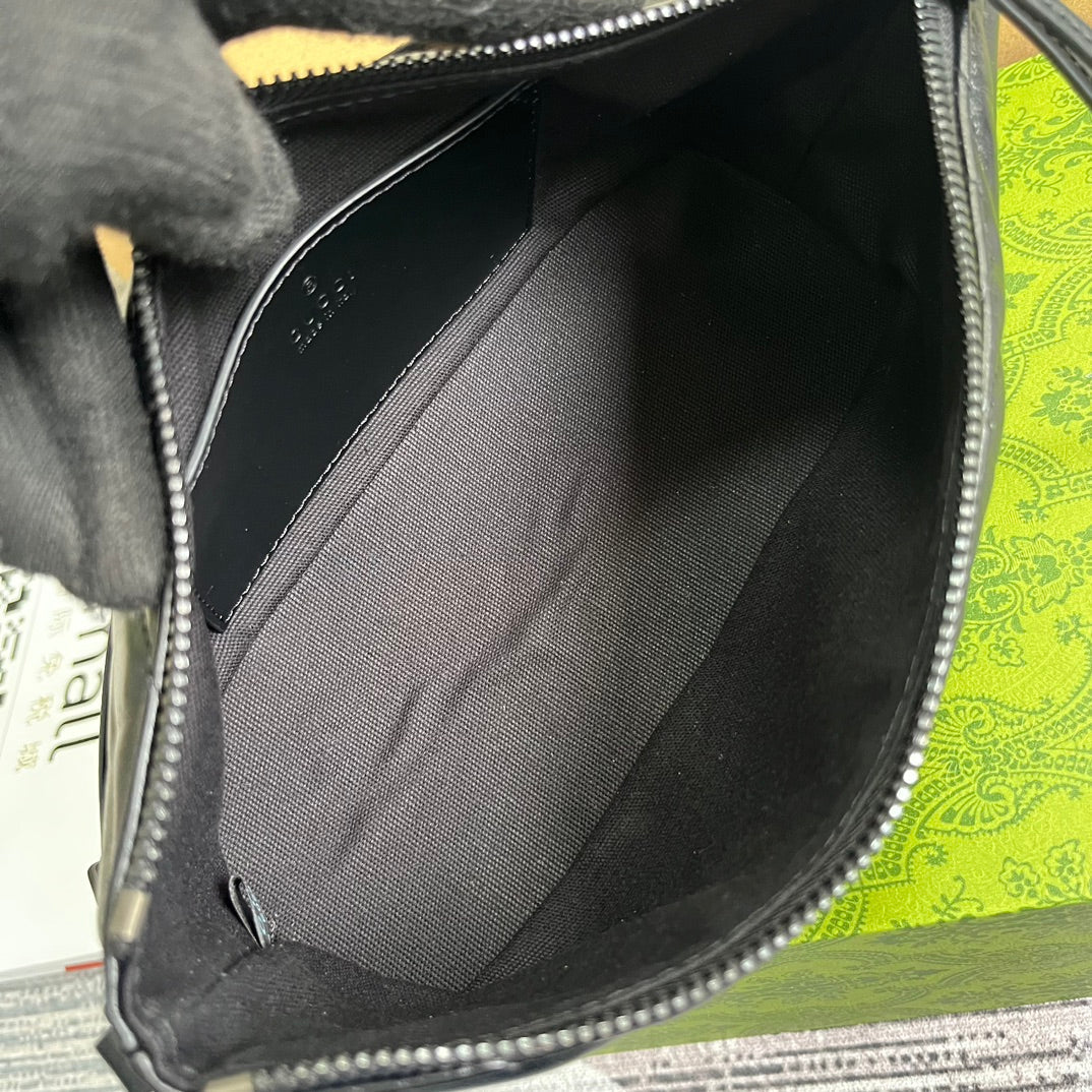 SAC À MAIN GG MARMONT SMALL 23 EN CUIR DE VEAU NOIR