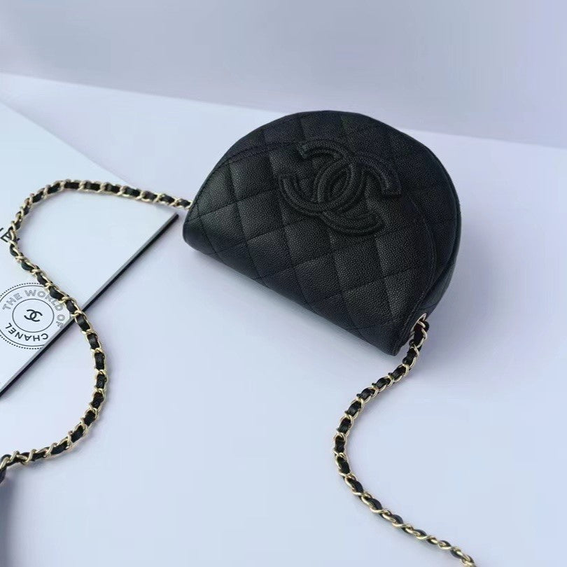 CC MINI MESSAGER 19CM NOIR CAVIAR 