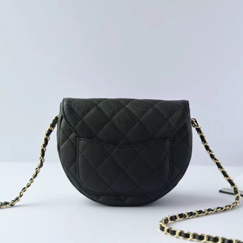 CC MINI MESSENGER 19CM BLACK CAVIAR