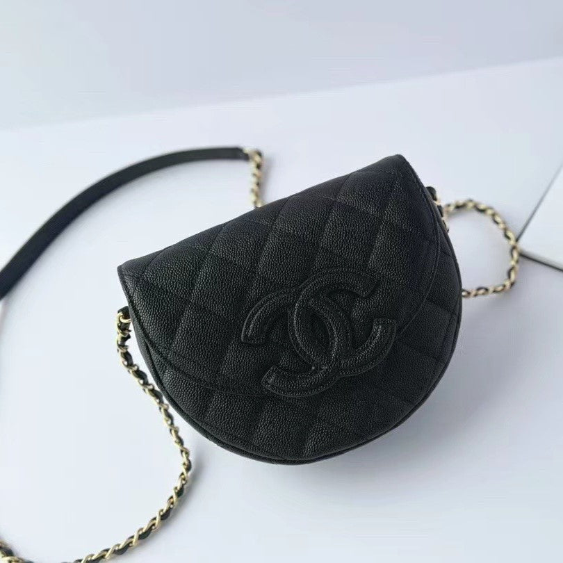 CC MINI MESSENGER 19CM BLACK CAVIAR