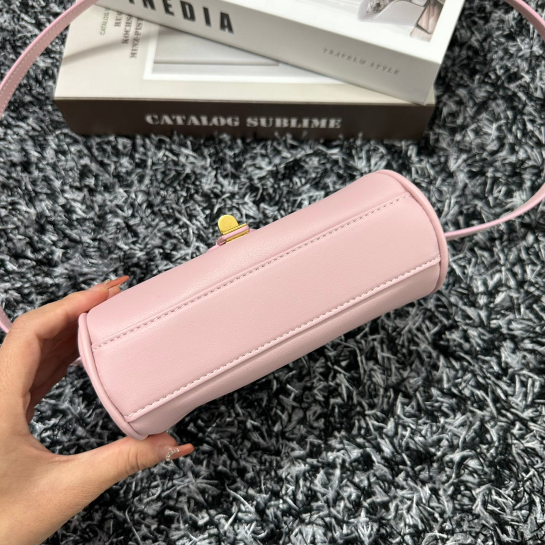 CLASSIC MINI 18 CUIR DE VEAU ROSE PASTEL