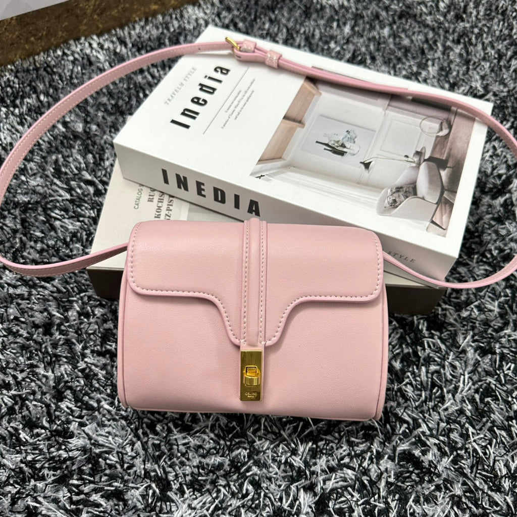 CLASSIC MINI 18 CUIR DE VEAU ROSE PASTEL