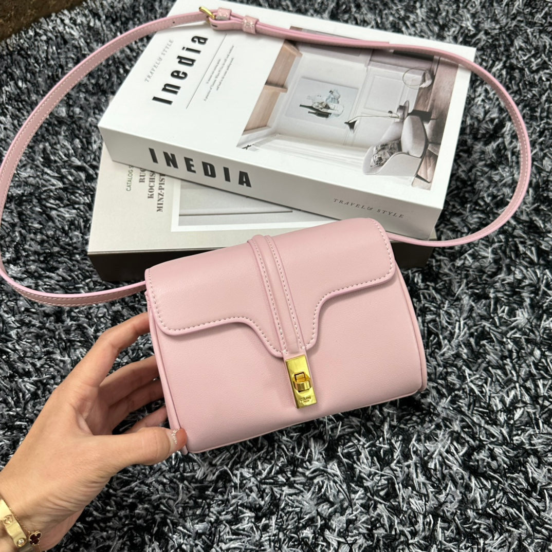 CLASSIC MINI 18 CUIR DE VEAU ROSE PASTEL