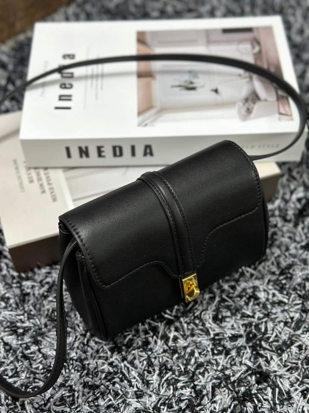 CLASSIQUE MINI 18 CUIR DE VEAU NOIR