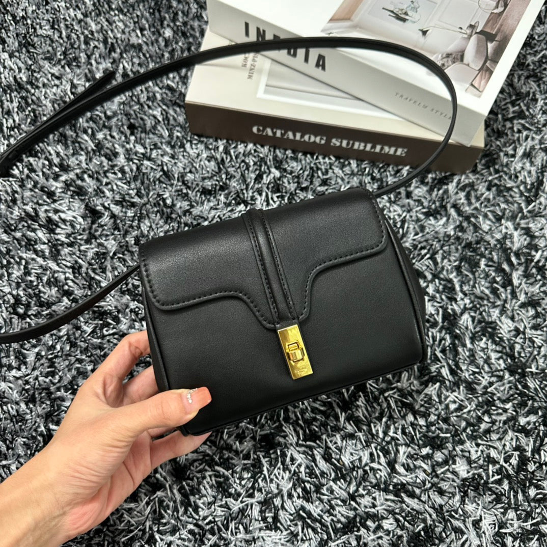 CLASSIQUE MINI 18 CUIR DE VEAU NOIR