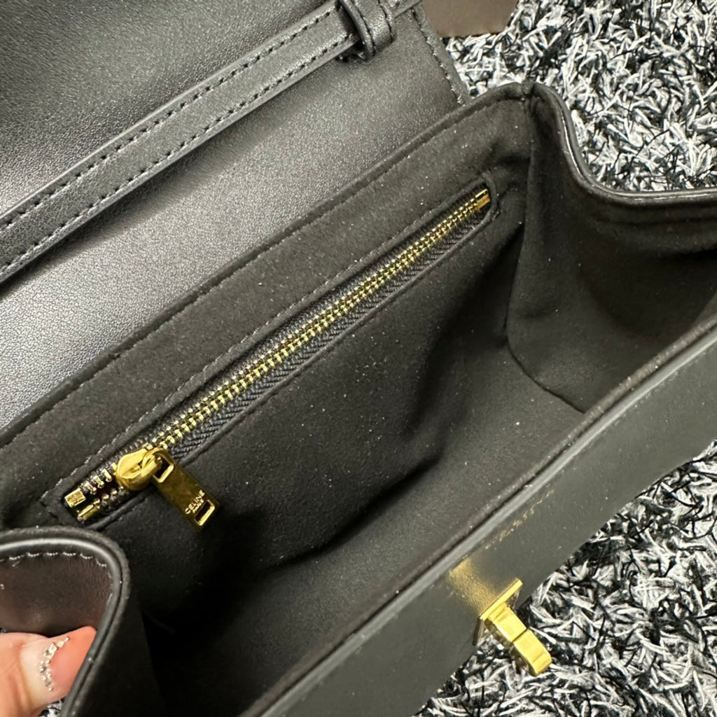 CLASSIQUE MINI 18 CUIR DE VEAU NOIR