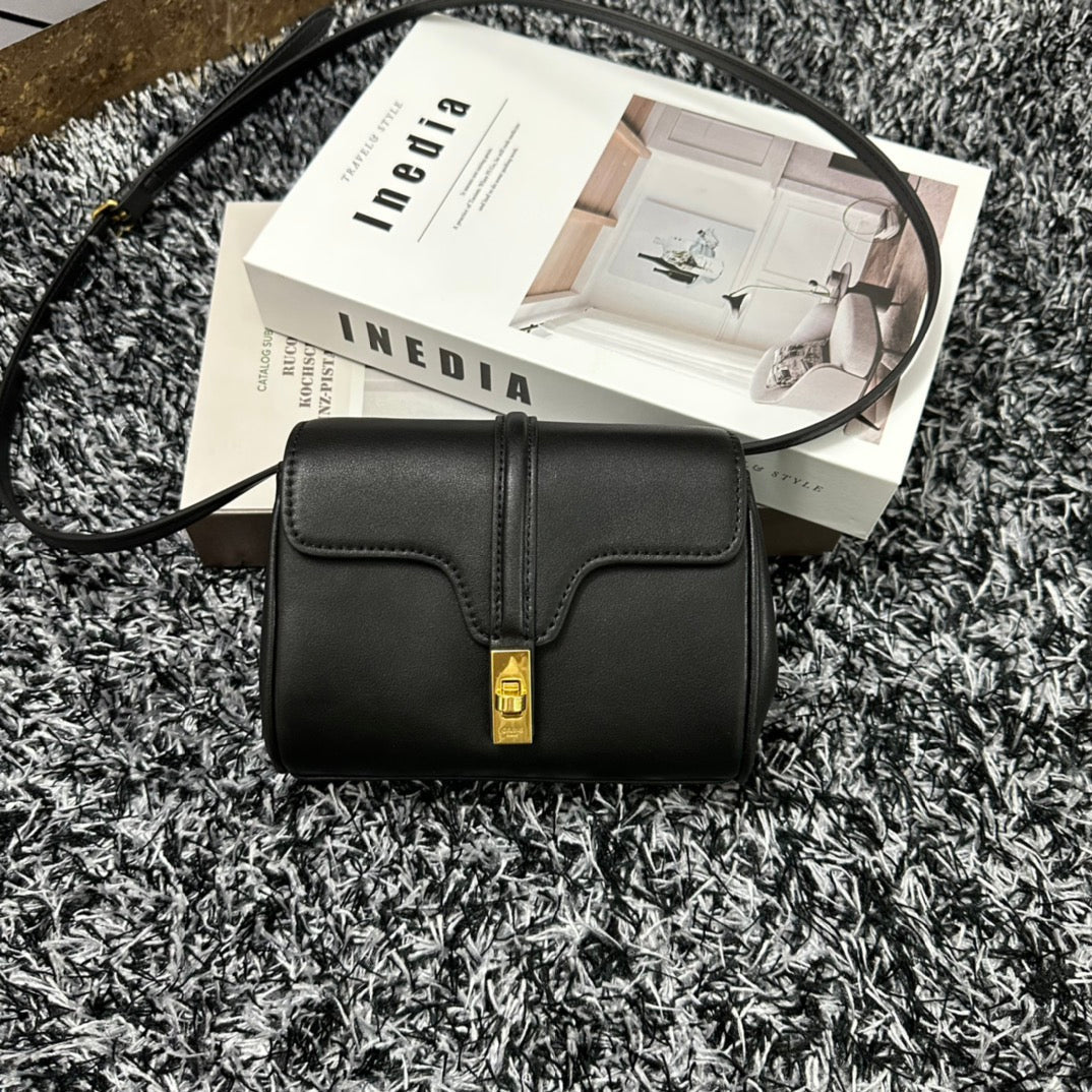 CLASSIQUE MINI 18 CUIR DE VEAU NOIR