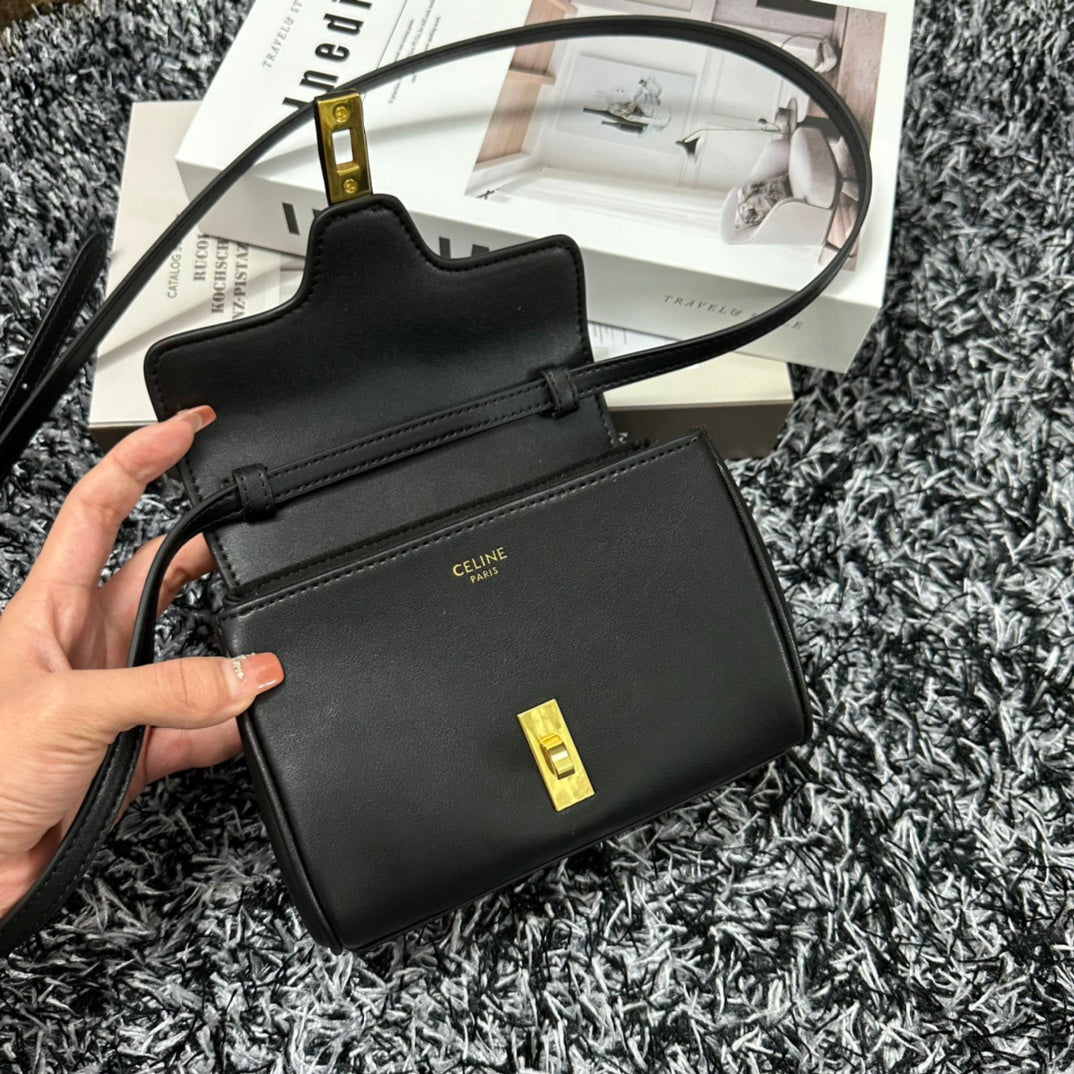 CLASSIQUE MINI 18 CUIR DE VEAU NOIR