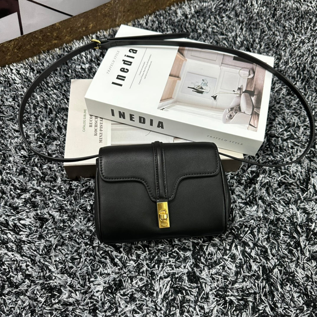 CLASSIQUE MINI 18 CUIR DE VEAU NOIR