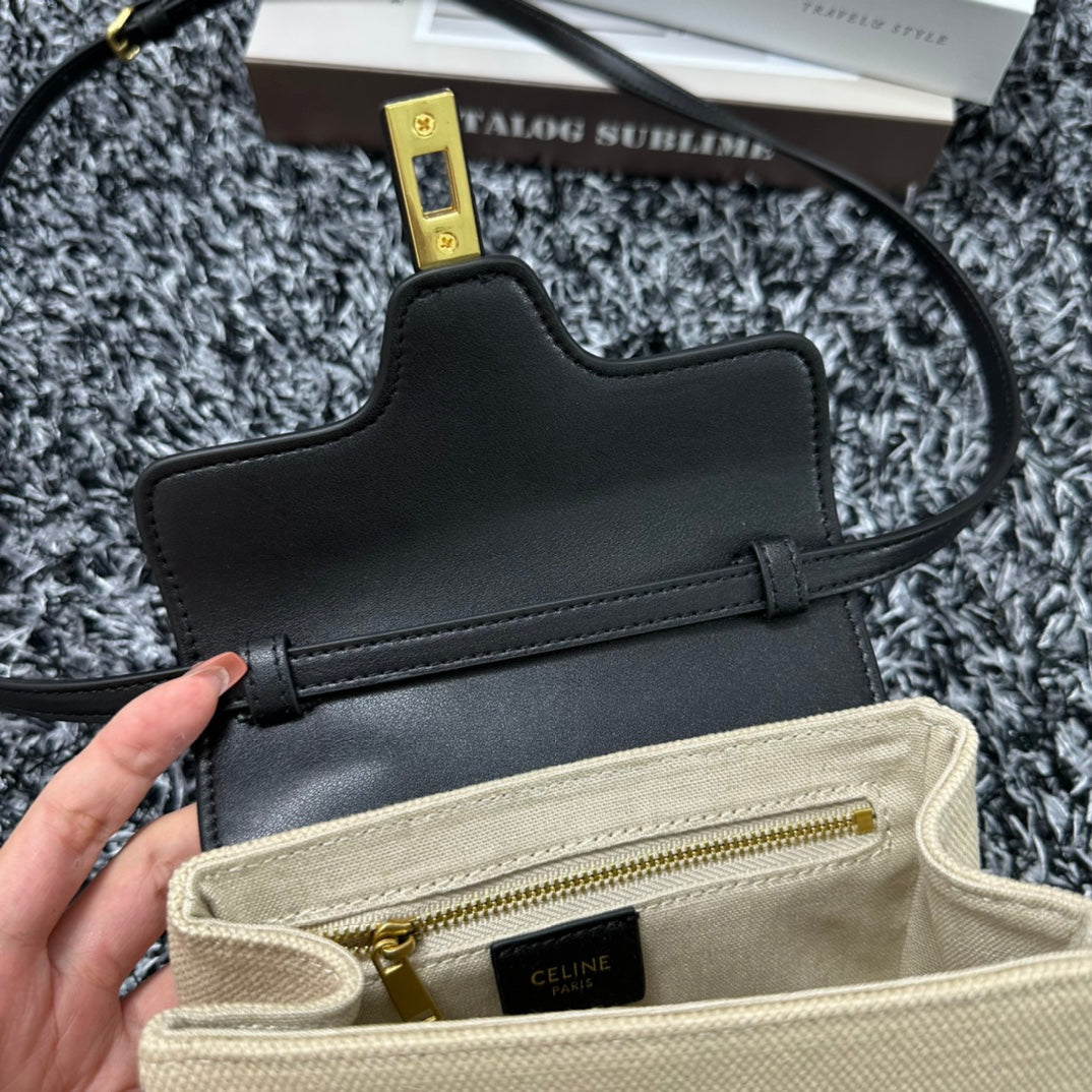 CLASSIC MINI 18 CUIR DE VEAU BLANC NOIR