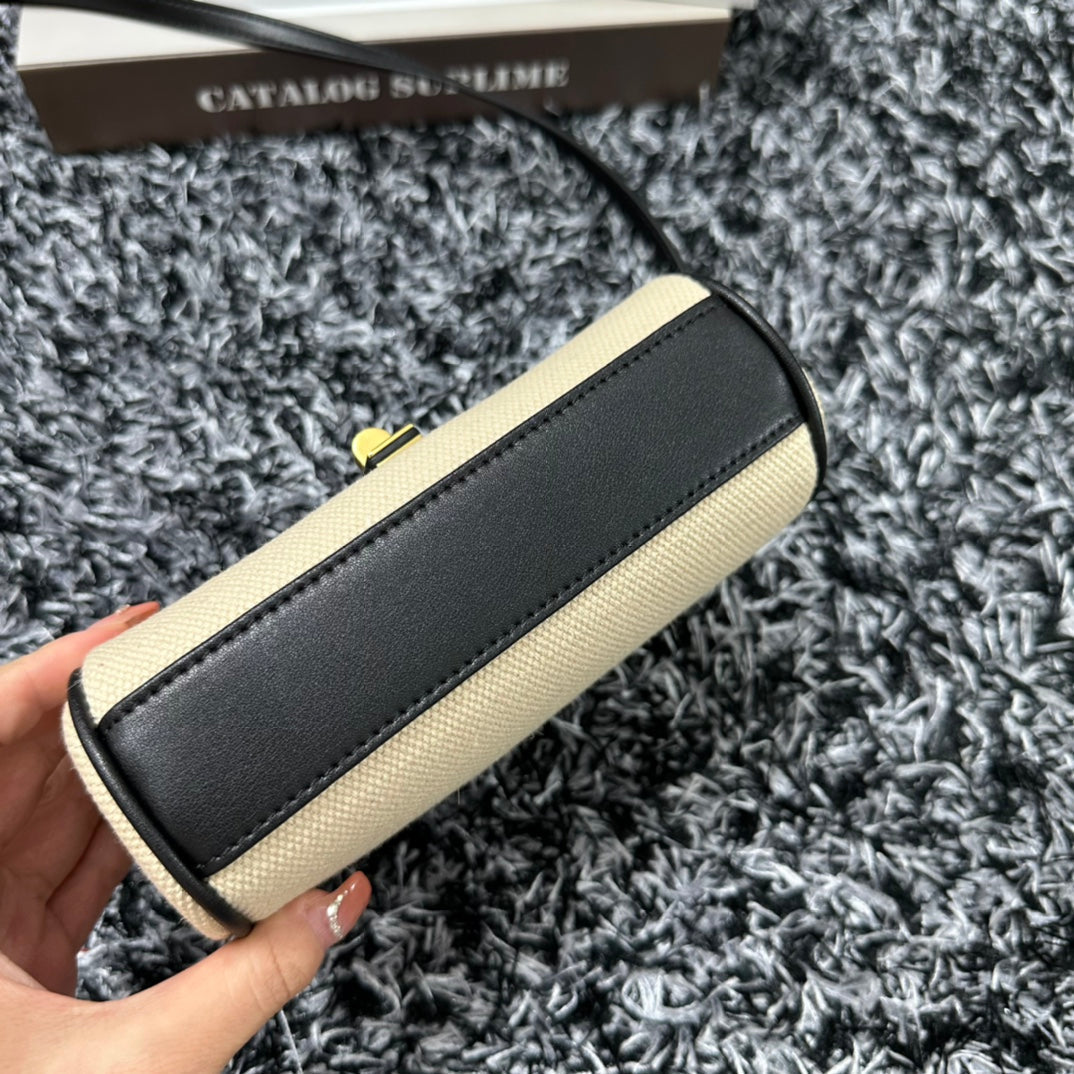 CLASSIC MINI 18 CUIR DE VEAU BLANC NOIR