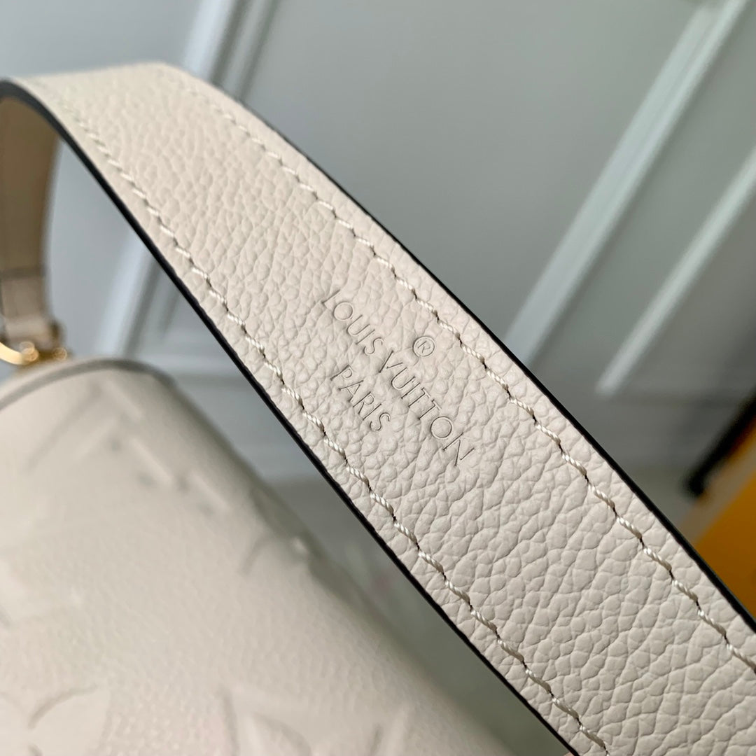 DIANE 24 CREAM MONOGRAM EMPREINTE LEATHER