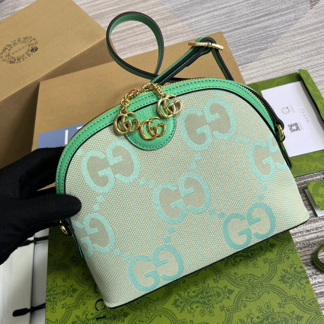 OPHIDIA GRANDE POCHETTE COSMETIQUE 24 CM TOILE MONOGRAMME BEIGE VERT
