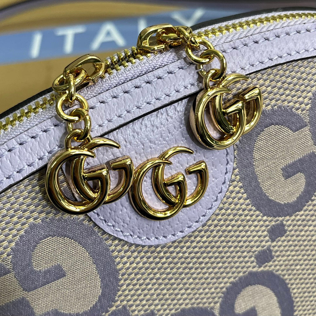 OPHIDIA GRANDE POCHETTE COSMETIQUE 24 CM TOILE MONOGRAMME BEIGE VIOLET