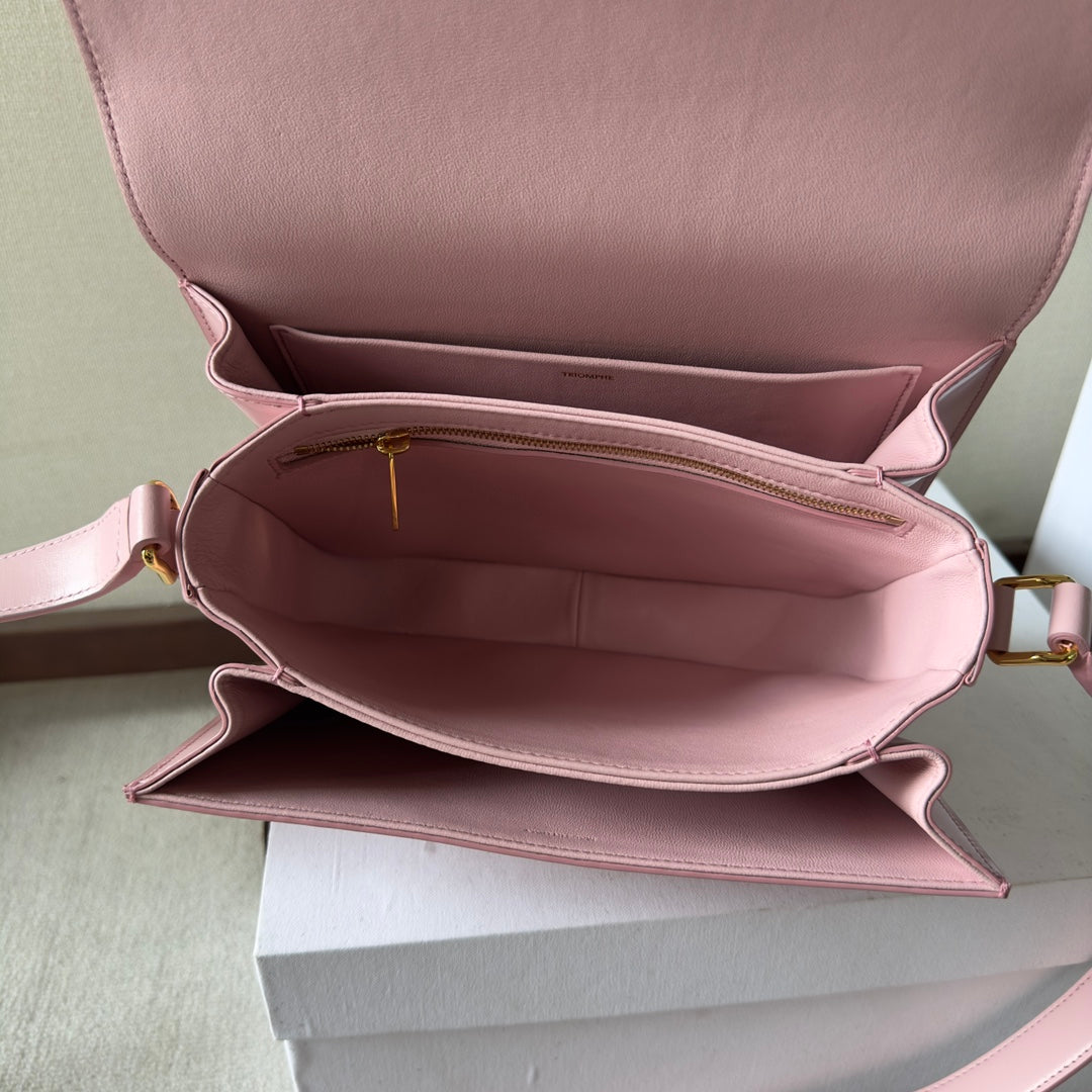 CLASSIQUE TRIOMPHE 22 VEAU ROSE QUINCAILLERIE OR