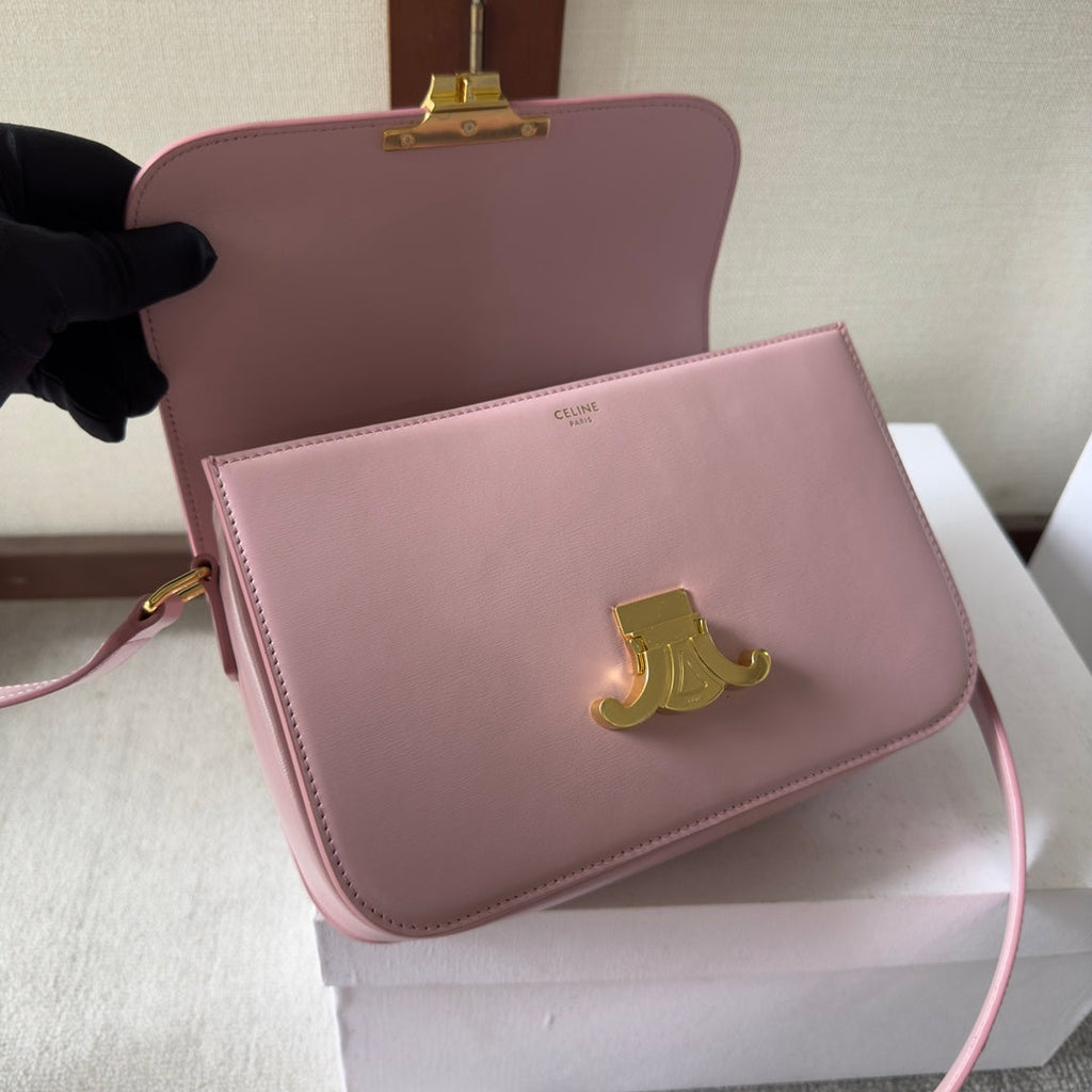 CLASSIQUE TRIOMPHE 22 VEAU ROSE QUINCAILLERIE OR