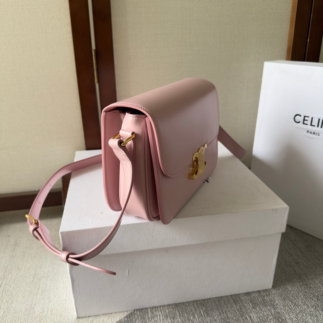 CLASSIQUE TRIOMPHE 22 VEAU ROSE QUINCAILLERIE OR