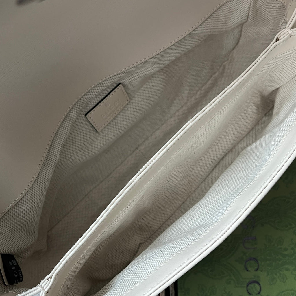 GG MARMONT 26CM TOUT EN CUIR DE VEAU BLANC