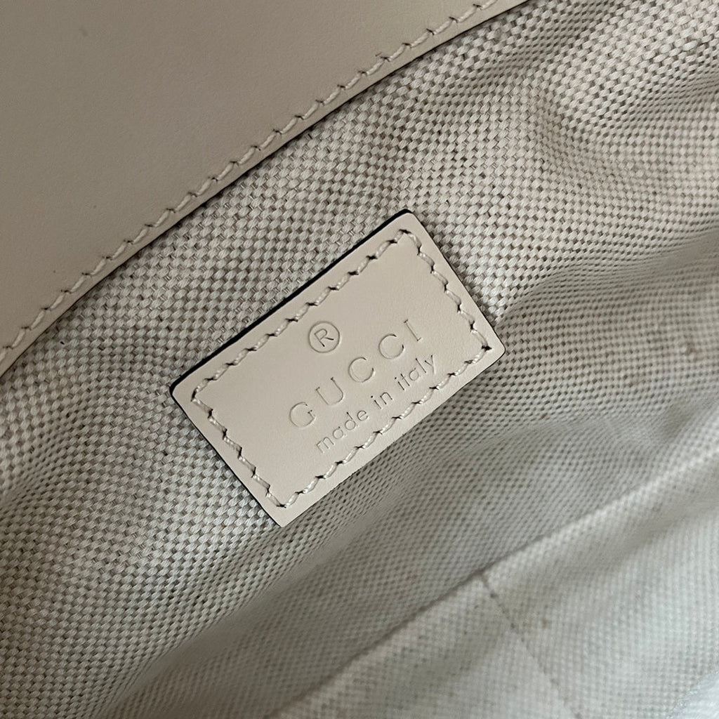 GG MARMONT 26CM TOUT EN CUIR DE VEAU BLANC