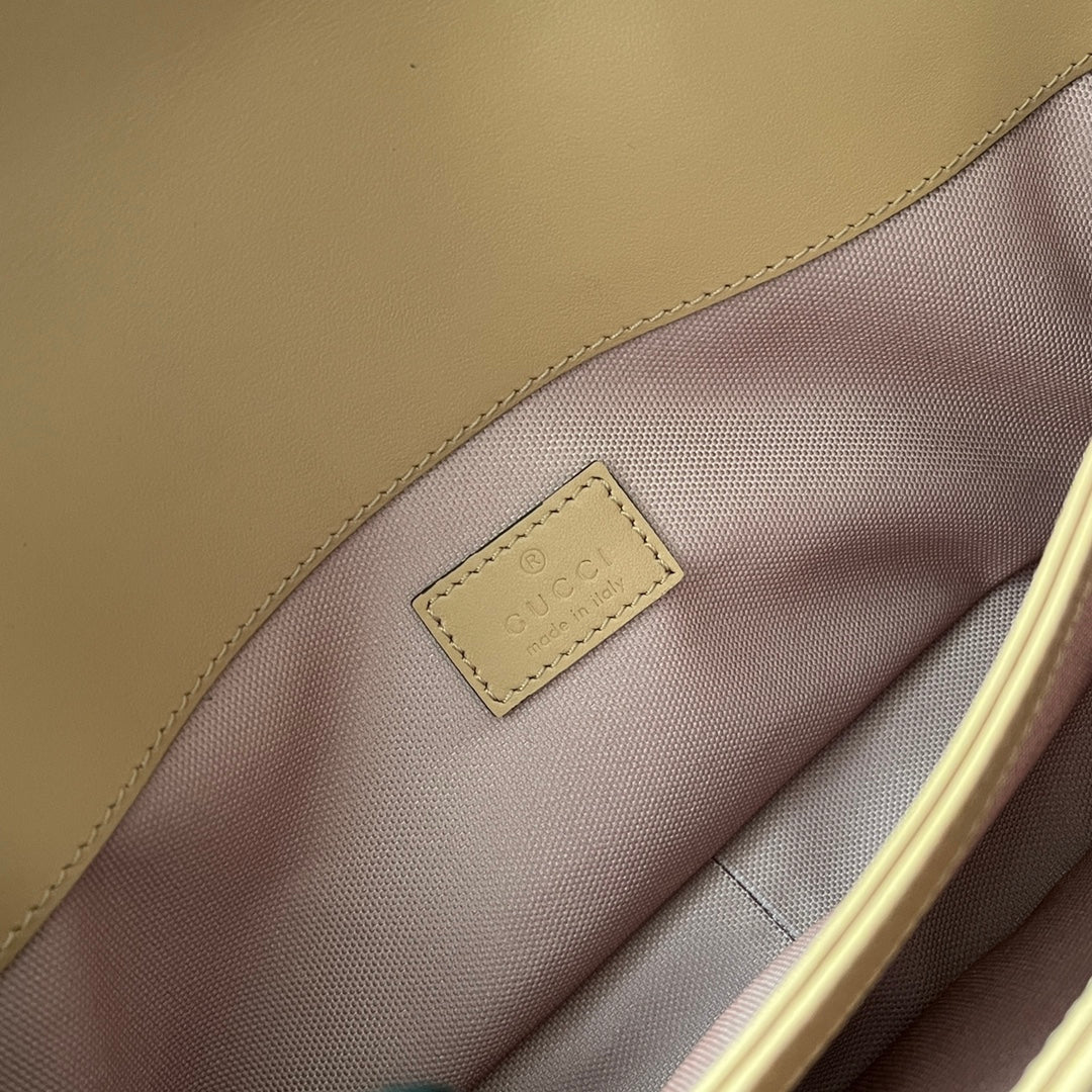 GG MARMONT 26CM TOUT CUIR DE VEAU BEIGE