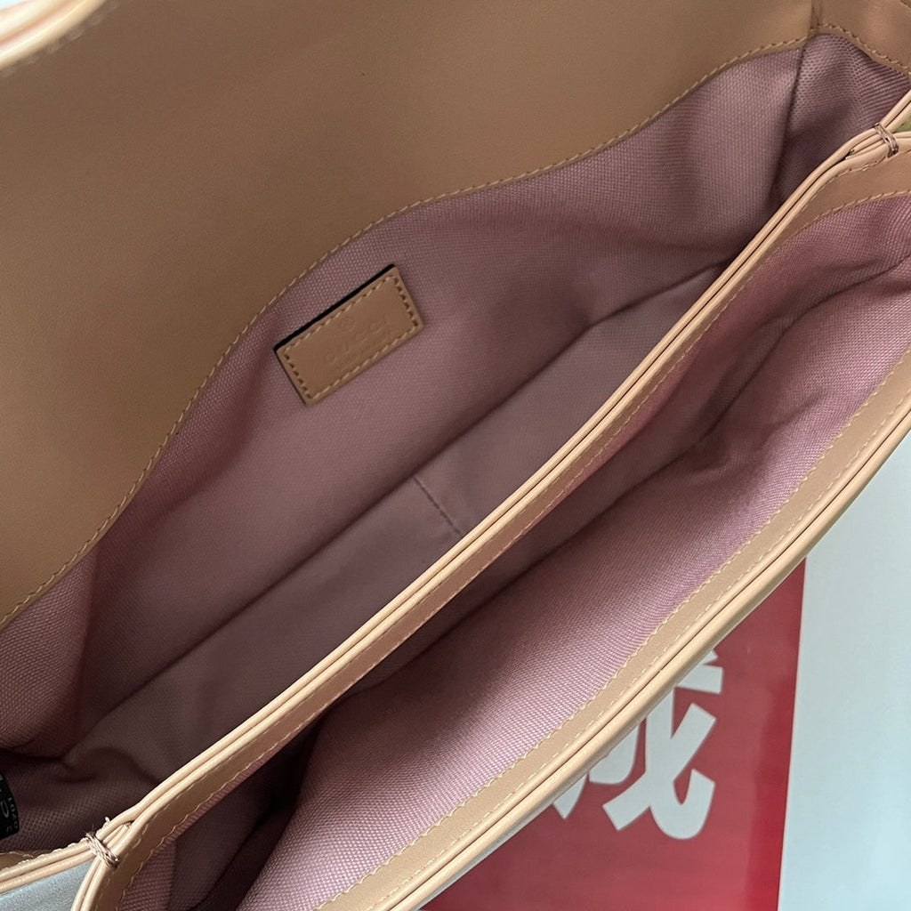GG MARMONT 26CM TOUT CUIR DE VEAU BEIGE