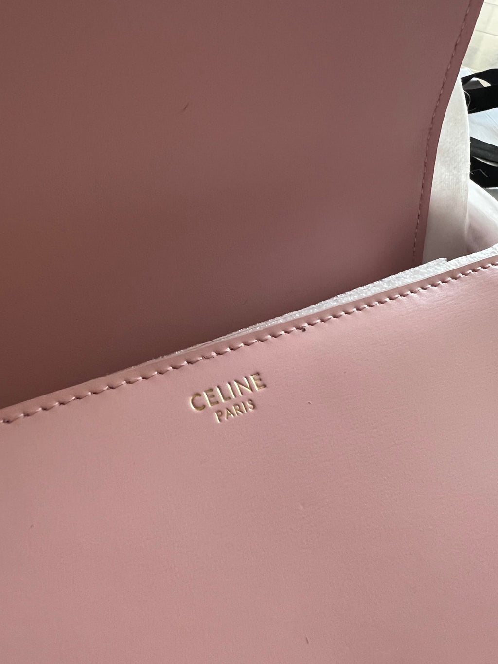 TEEN TRIOMPHE 18 CUIR DE VEAU ROSE ACIER DORÉ