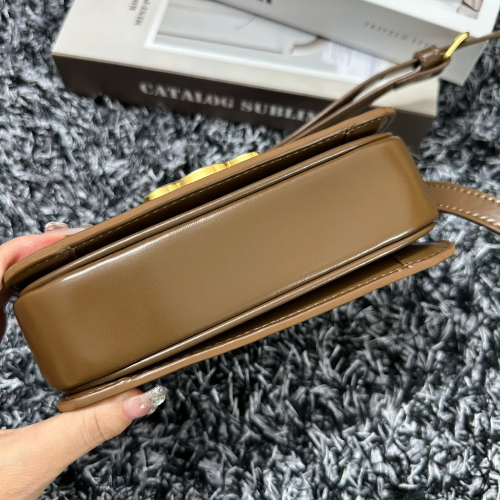 TRIPHOME TEEN 18 CUIR DE VACHE MARRON CARAMEL
