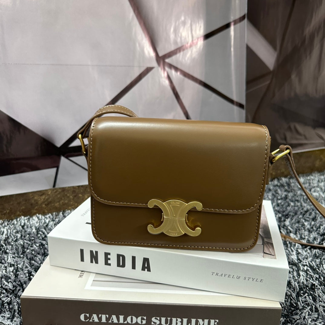 TRIPHOME TEEN 18 CUIR DE VACHE MARRON CARAMEL