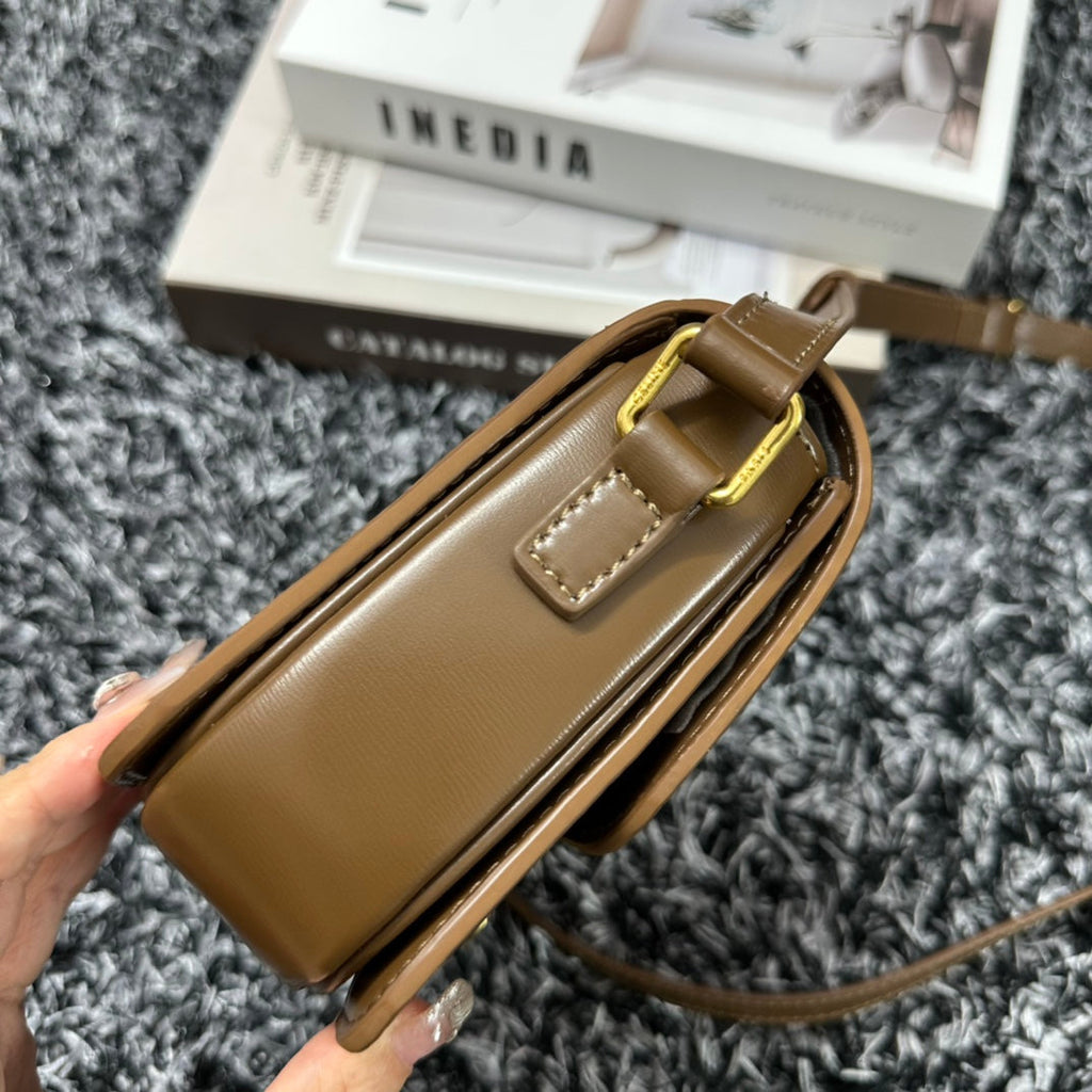 TRIPHOME TEEN 18 CUIR DE VACHE MARRON CARAMEL