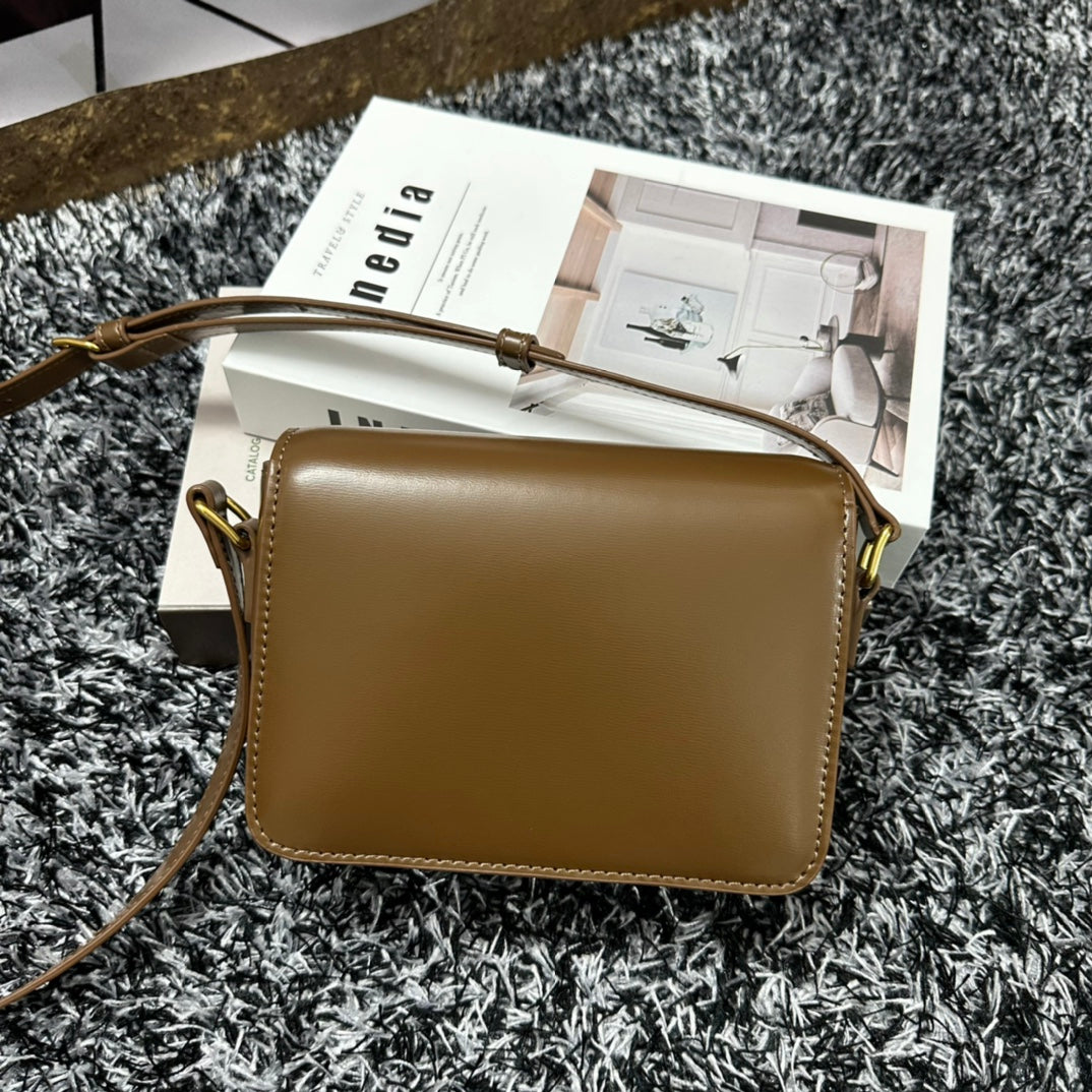 TRIPHOME TEEN 18 CUIR DE VACHE MARRON CARAMEL