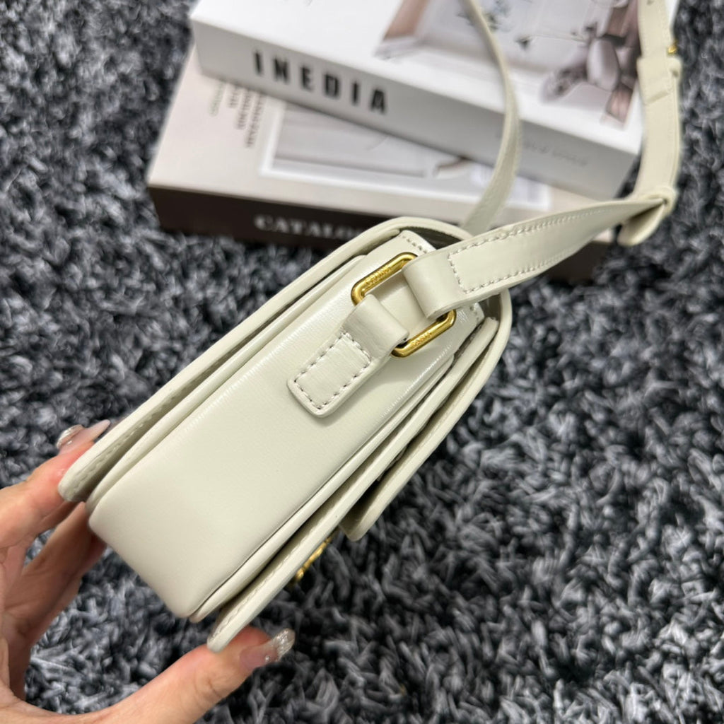 TRIPHOME TEEN 18 CUIR DE VACHE BLANC