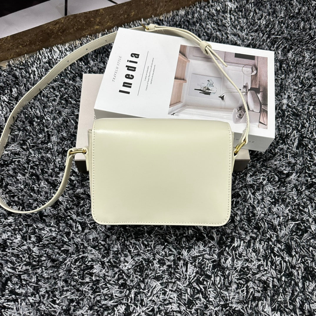 TRIPHOME TEEN 18 CUIR DE VACHE BLANC