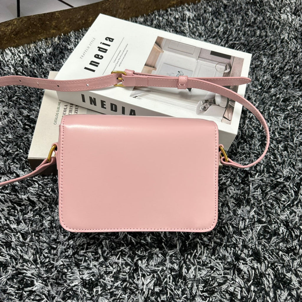 TRIPHOME TEEN 18 ROSE PASTEL CUIR DE VACHE